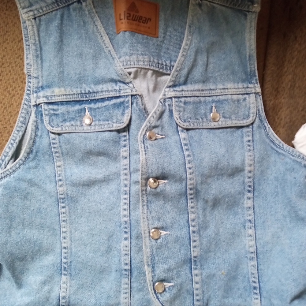 Vintage Lizwear woman's vest size 12